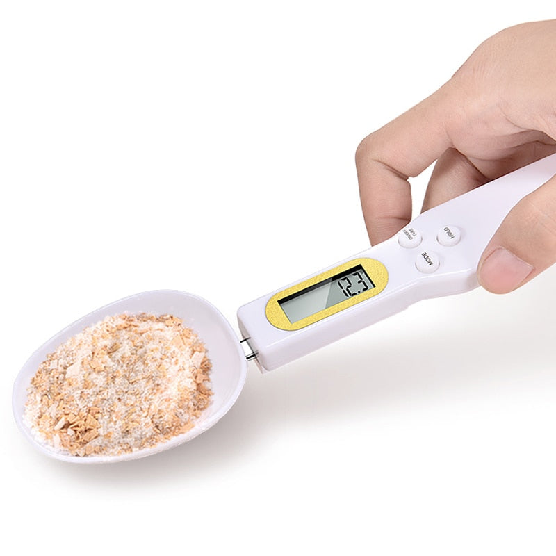 Digital Kitchen Measuring Spoon Scale - LCD Display