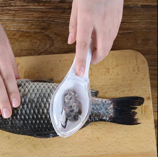 Fish Scale Remover and Scraper - Fish Shape Design