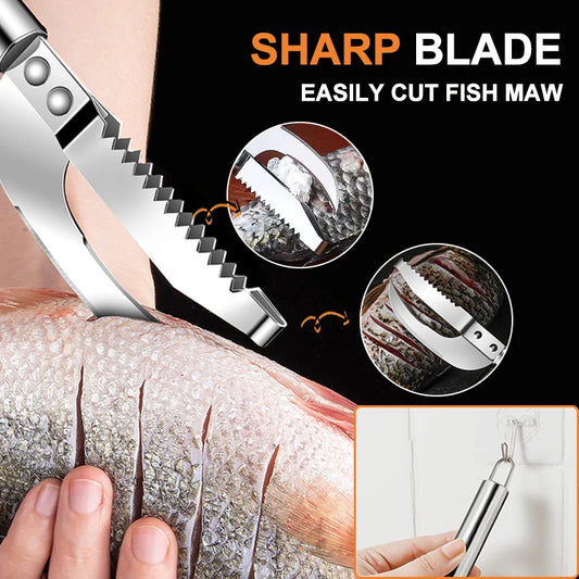 Stainless Steel Fish Scale Remover and Scraper Tool