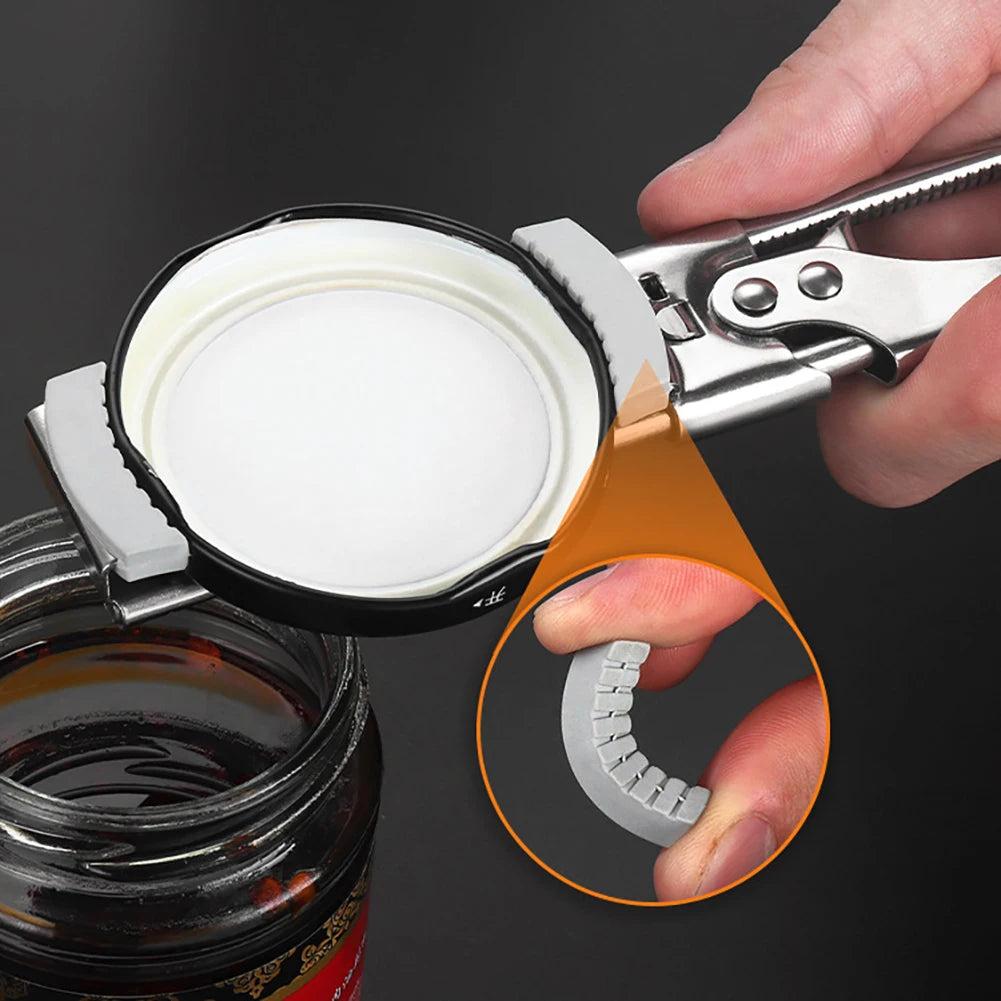 Stainless Steel Rubberized Can Opener